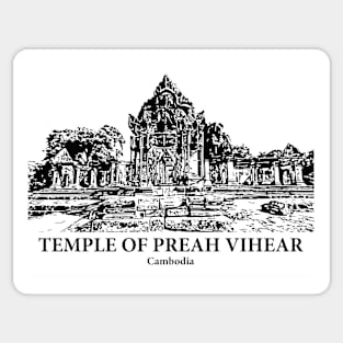 Temple of Preah Vihear - Cambodia Sticker